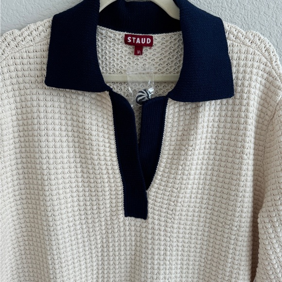 NWT STAUD Altea Collared Chunky Knit Dress - Picture 8 of 10